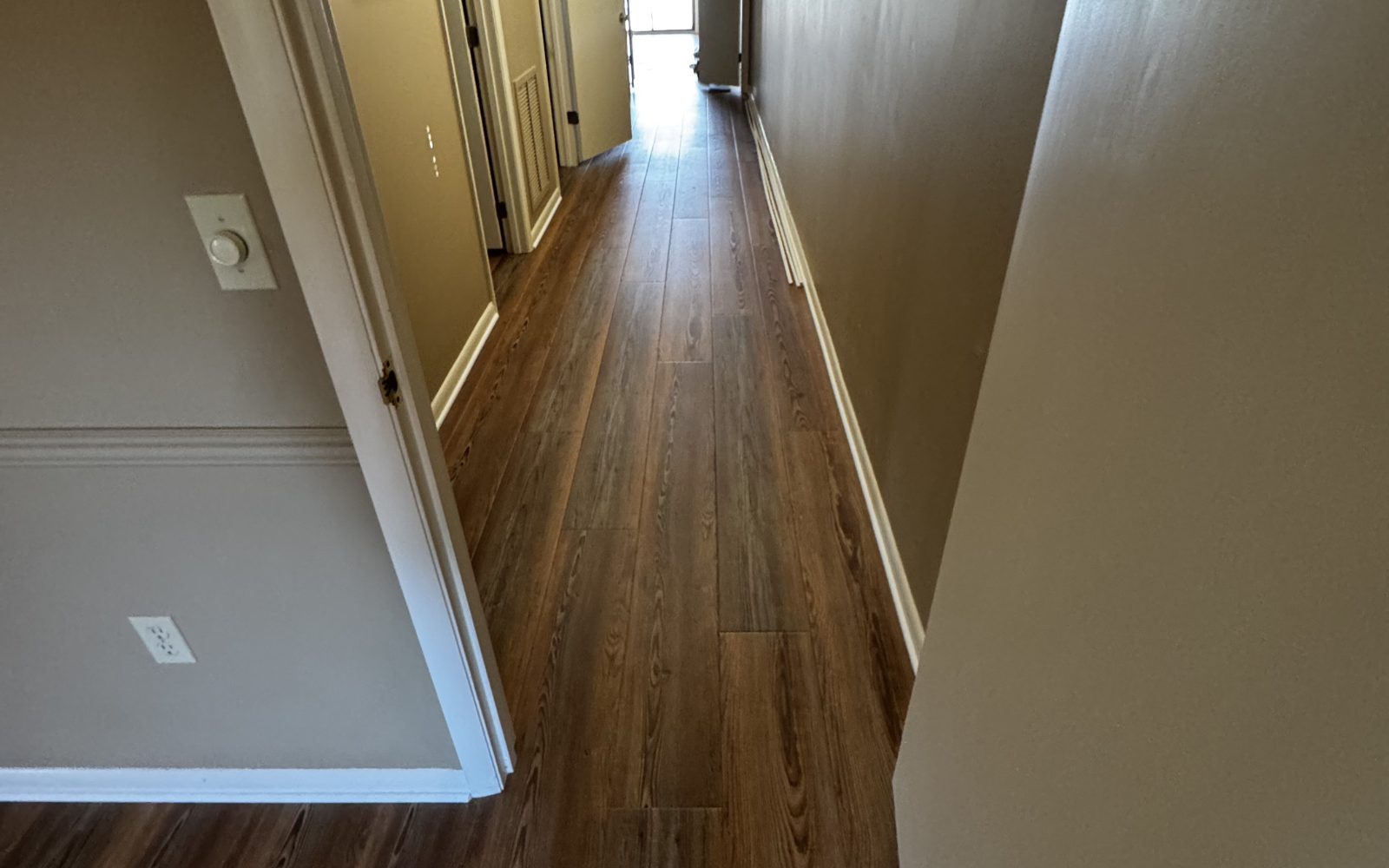 Tile backsplash and flooring installation in Lakeland Florida kitchen by Galloway Carpet One