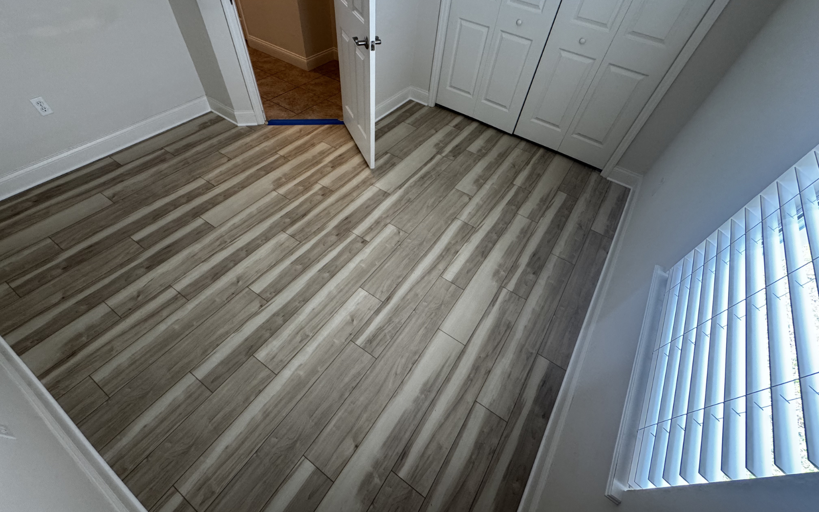 Open concept flooring installation in Lakeland FL home by Galloway Carpet One Floor & Home