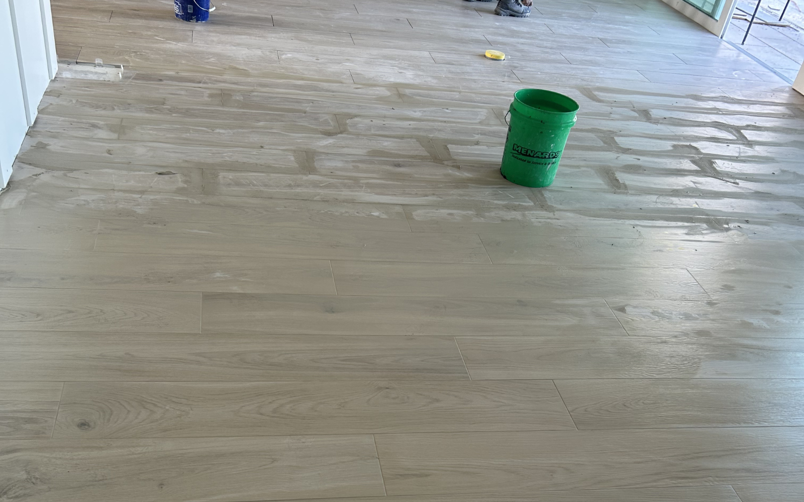 Tile shower installation in Lakeland Florida bathroom by Galloway Carpet One Floor & Home